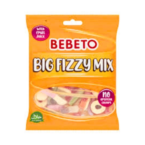 Bebeto Big Fizzy Mix 150 g