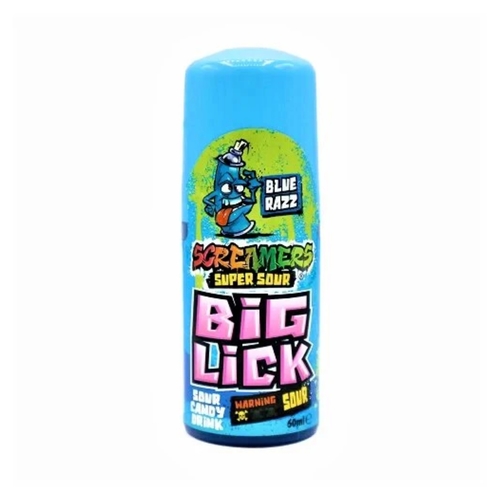 Scremers Big Lick Sour Candy Blue Razz  60 ml