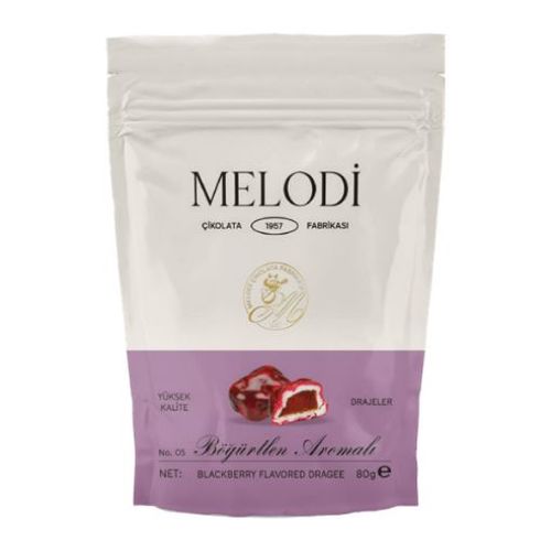 MELODI Chocolate Coated Freeze Dried Blackberry 80 g