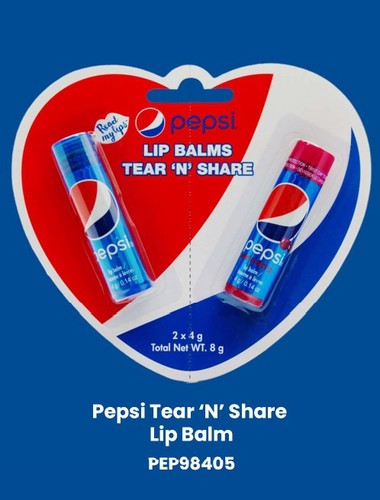 Read My Lips Pepsi Tear N Shape Lip Balm Due ( 2 X 4 g ) - Read My Lips Pepsi Tear N Shape Lip Balm Due ( 2 X 4 g )