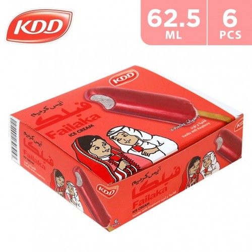 KDD ICE CREAM FAILAKA STICK 6 X 62.5 ML - KDD ICE CREAM FAILAKA STICK 6 X 62.5 ML