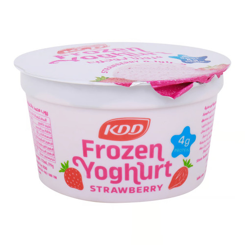 KDD Frozen Youghurt Strawberry 170 ML - KDD Frozen Youghurt Strawberry 170 ML