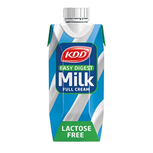 KDD Milk Full Cream Lactose Free 18 PCS X 250 ML - KDD Milk Full Cream Lactose Free 18 PCS X 250 ML