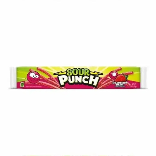 Sour Punch Strawberry Straws 57 g - Sour Punch Strawberry Straws 57 g