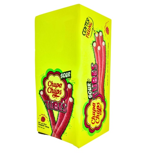 Chupa Chups Sour Tubes 12 PCS X 80 g - Chupa Chups Sour Tubes 12 PCS X 80 g