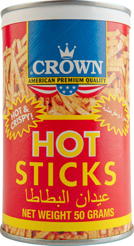 Crown Hot & Spicy Sticks 50 g - Crown Hot & Spicy Sticks 50 g