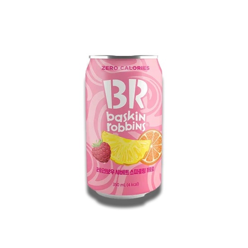 Baskin Robbins Sherbet Pink Saprkling Drink 350 ML - Baskin Robbins Sherbet Pink Saprkling Drink 350 ML