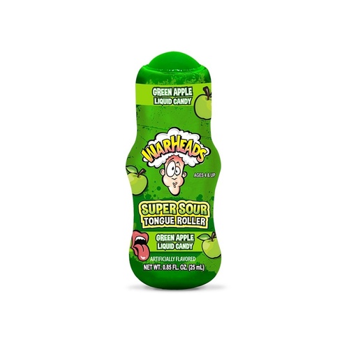 WARHEADS Green Apple Liquid Candy Tongue Roller 25 ML - WARHEADS Green Apple Liquid Candy Tongue Roller 25 ML