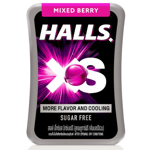 HALLS Mixed Berry XS Sugar Free 12.6 g - HALLS Mixed Berry XS Sugar Free 12.6 g