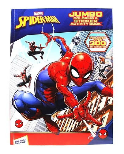 Spider-Man Jumbo Coloring & Sticker Activity Book - Spider-Man Jumbo Coloring & Sticker Activity Book