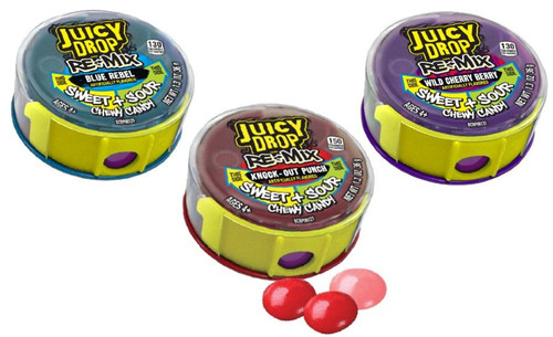 Juicy Drop Remix Sweet & Sour Chewy Candy 36 g - Juicy Drop Remix Sweet & Sour Chewy Candy 36 g