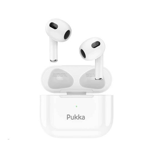 Pukka P-Infinte Plus Wireless Earphone - White - Pukka P-Infinte Plus Wireless Earphone - White