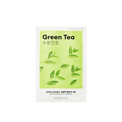 MISSHA Airy Fit Sheet Mask Green Tea - MISSHA Airy Fit Sheet Mask Green Tea