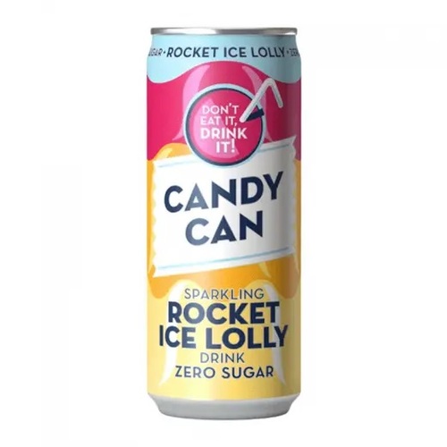 Candy Can Sparkling Rocket Ice Lolly 330 ml - Candy Can Sparkling Rocket Ice Lolly 330 ml