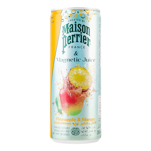 Maison Perrier Sparkling Water Pineapple & Mango 250 ML - Maison Perrier Sparkling Water Pineapple & Mango 250 ML