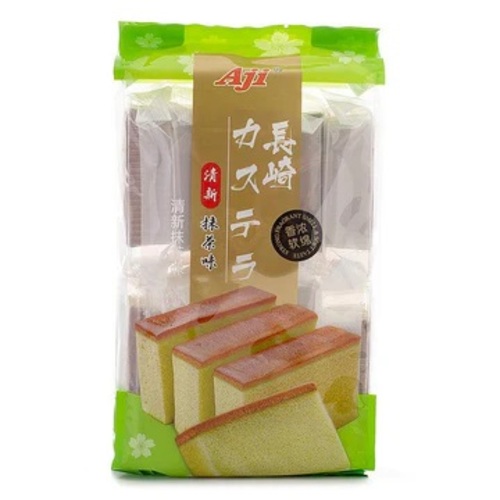 Aji Nagasaki Sponge Cake Matcha Flavor 330 g - Aji Nagasaki Sponge Cake Matcha Flavor 330 g