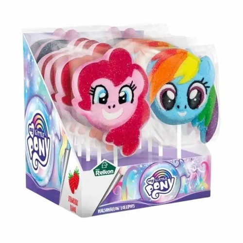 Relkon My Little Pony Marshmallow Lollipop 45 g - Relkon My Little Pony Marshmallow Lollipop 45 g