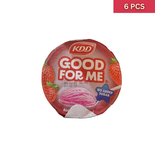 Ice Cream KDD Good For Me Strawberrry No Added Sugar 6 Pcs