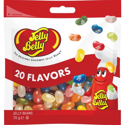 Jelly Belly 20 Flavours Assorted Bags 70 g - Jelly Belly 20 Flavours Assorted Bags 70 g