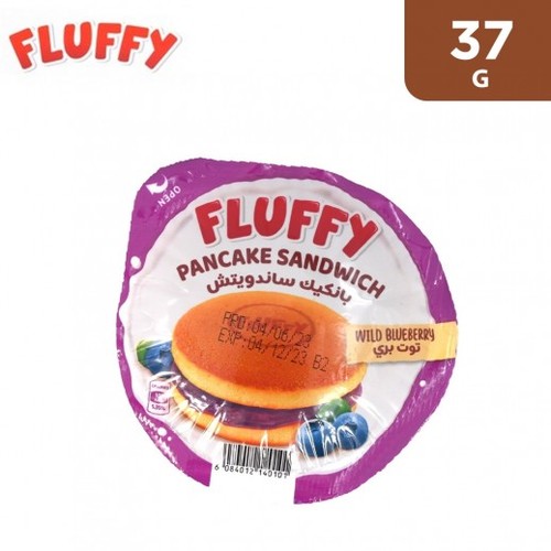 Fluffy Pancake Sandwich Wild Blueberry 37 g - Fluffy Pancake Sandwich Wild Blueberry 37 g