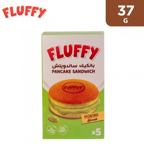 Fluffy Pancake Sandwich Pistachio 5 Pack 185 g - Fluffy Pancake Sandwich Pistachio 5 Pack 185 g