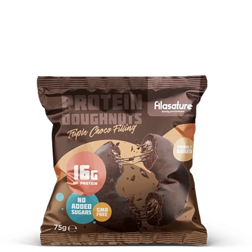 Alasature Protein Doughnuts Triple Chocolate With Sweetners 75 g - Alasature Protein Doughnuts Triple Chocolate With Sweetners 75 g