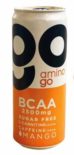 Amino Go BCAA Drink Mango Flavour 330 ML - Amini Go BCAA Drink Mango Flavour 330 ML