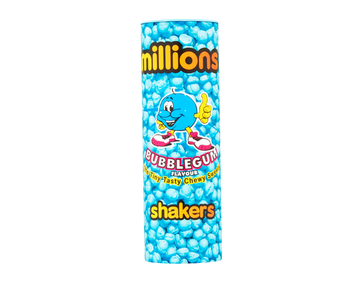 Millions Shakers Bubble Gum Chewy Sweets Flavour 82 g - Millions Shakers Bubble Gum Chewy Sweets Flavour 82 g