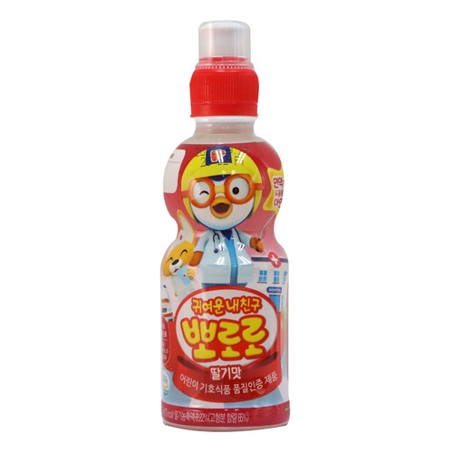 Pororo Milk Strawberry Flavour Drink 235 ML - Pororo Milk Strawberry Flavour Drink 235 ML