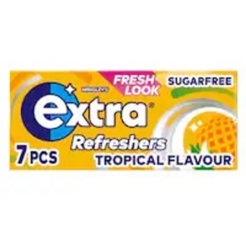 Extra Refreshers Tropical Flavour 7 PCS - Extra Refreshers Tropical Flavour 7 PCS