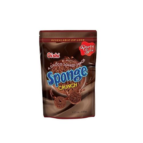 Oishi Chocolate Sponge Crunch 100 g - Oishi Chocolate Sponge Crunch 100 g