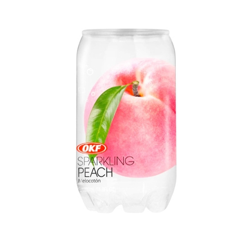 Sparkling Soda Peach Okf 350 Ml - Sparkling Soda Peach Okf 350 Ml