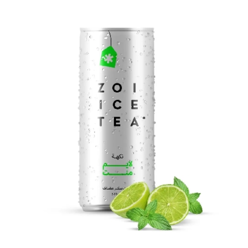 Zoi Ice Tea Lime & Mint 320 ML - Zoi Ice Tea Lime & Mint 320 ML