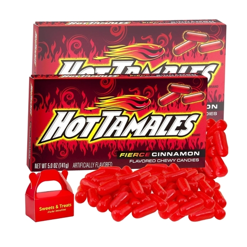 HotTamales Fierce Cinnamon Flavored Chewy Candies 120 G - HotTamales Fierce Cinnamon Flavored Chewy Candies 120 G