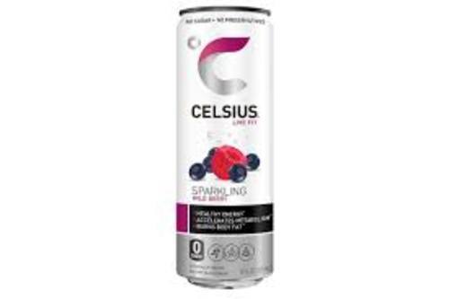 Celsius Sparkling Wild Berry USA Zero Sugar 355 ML - Celsius Sparkling Wild Berry USA Zero Sugar 355 ML