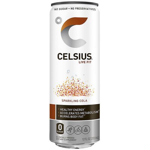 Celsius Sparkling Cola USA Zero Sugar 355 ML - Celsius Sparkling Cola USA Zero Sugar 355 ML