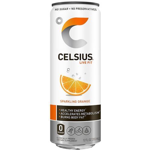 Celsius Sparkling Orange USA Zero Sugar 355 ML - Celsius Sparkling Orange USA Zero Sugar 355 ML