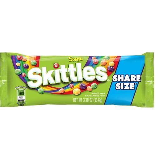 Sour Skittles USA Shre Size 93.6 G - Sour Skittles USA Shre Size 93.6 G