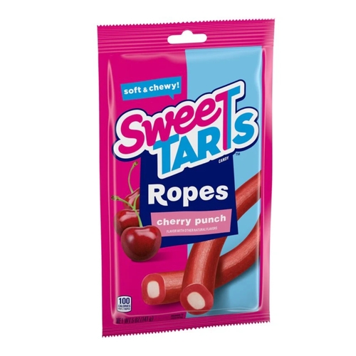 Sweet Tarts Ropes Cherry Punch USA 141 G - Sweet Tarts Ropes Cherry Punch USA 141 G