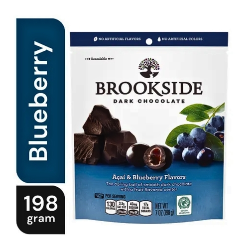 Brookside Dark Chocolate Blueberry Flavors 198 G - Brookside Dark Chocolate Blueberry Flavors 198 G