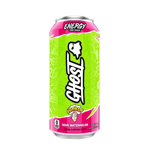 Ghost Energy Drink Zero Sugar WaHeads Sour Watermelon 473 ML - Ghost Energy Drink Zero Sugar WaHeads Sour Watermelon 473 ML