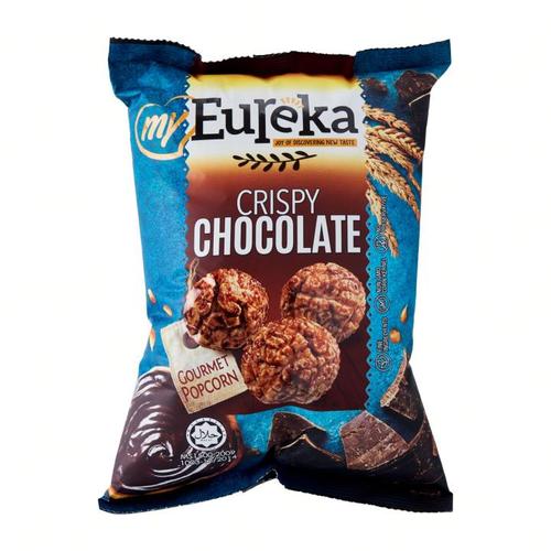 Eureka Crispy Chocolate Gourmet Popcorn 80 g - Eureka Crispy Chocolate Gourmet Popcorn 80 g