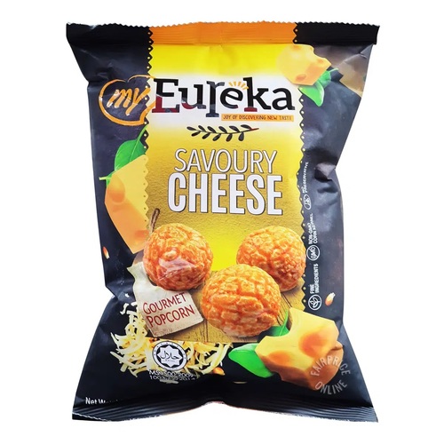 Eureka Savoury Cheese Gourmet Popcorn 80 g - Eureka Savoury Cheese Gourmet Popcorn 80 g