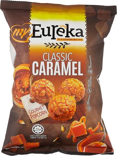 Eureka Classic Caramel Gourmet Popcorn 80 g - Eureka Classic Caramel Gourmet Popcorn 80 g