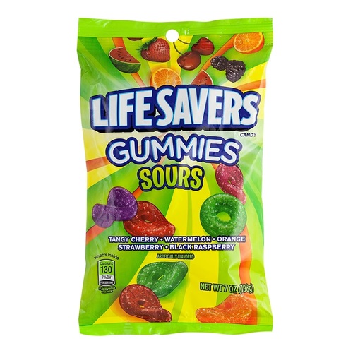 Life Savers Sours Assorted Gummies 198 g - Life Savers Sours Assorted Gummies 198 g