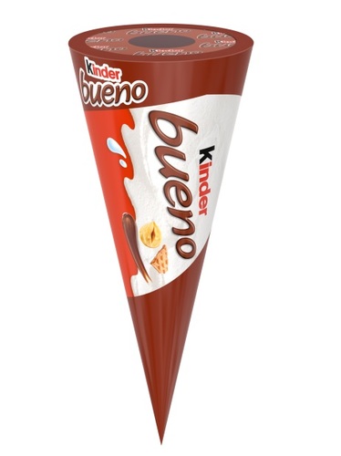 Ice Cream Kinder Bueno Chocolate Cone 90 ML - Ice Cream Kinder Bueno Chocolate Cone 90 ML