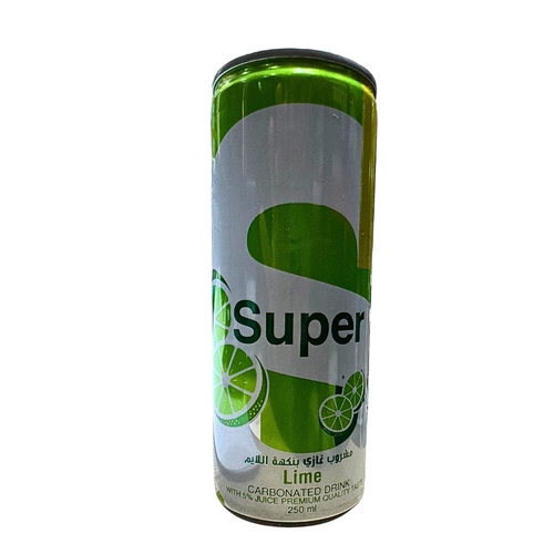 Super lime Carbonated Drink 250 ml