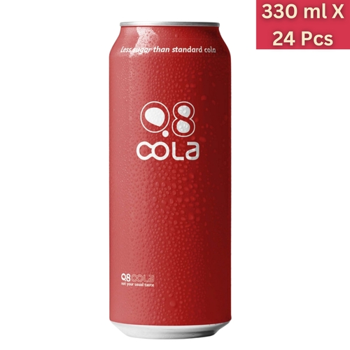 Q8 Cola Cola Flavoured Carbonated Soft Drink 330 ML X 24 Pcs