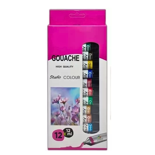 Dozen Gouache 12 X 12 Ml High Quality