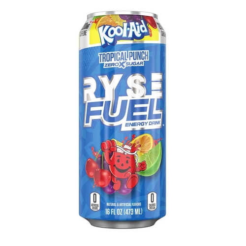 Ryse Fuel Kool Aid Tropical Punch Zero Sugar 473 Ml